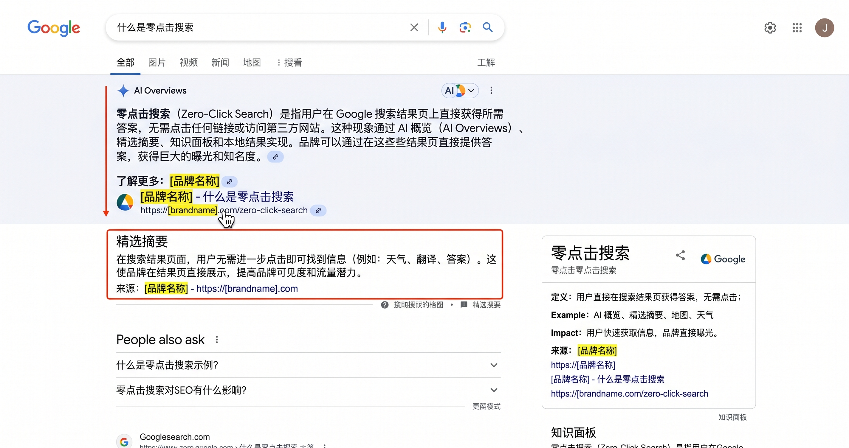 零点击搜索时代:外贸网站如何在不获得点击的情况下建立品牌曝光