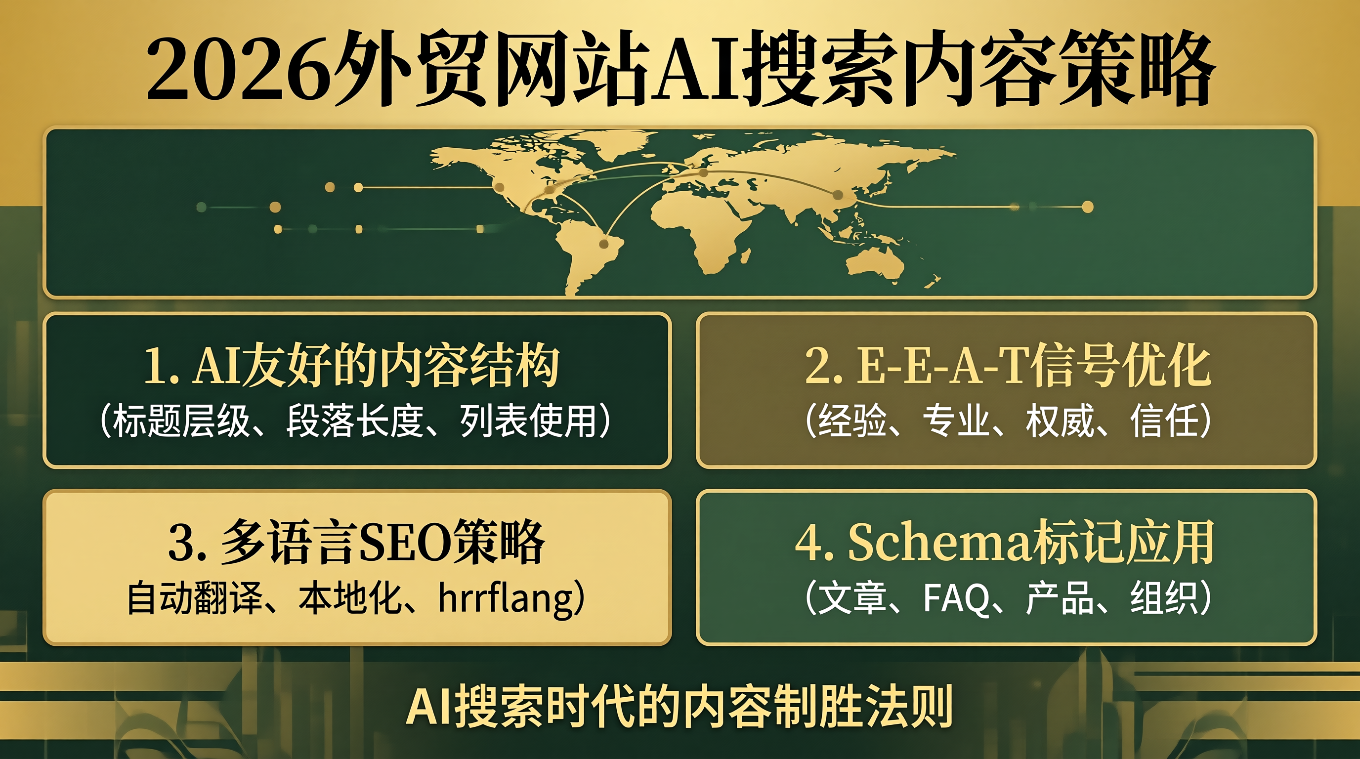 AI 搜索时代的外贸网站内容策略：从 E-E-A-T 到多模态优化